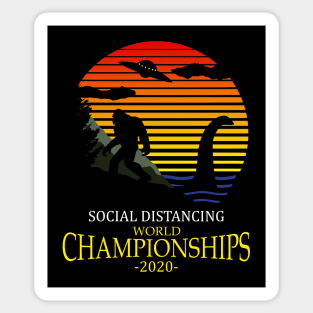 Social Distancing World Championships 2020 Sticker